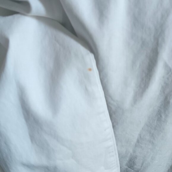 Vintage Men's Dress Shirt Medium White 1980's JCPenney The Mens Shop All Cotton - Picture 3 of 5